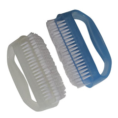 Coralpearl nail brush blue pack with soft bristles for gentle hand cleaning.