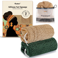 CORATED esponja red africana exfoliante para cuerpo, elimina impurezas y deja la piel suave.