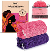 CORATED esponja de red africana para ducha exfoliante suave y eficaz