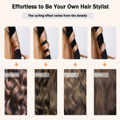 CORATED No Heat Curlers wind hair around the rod for even, natural-looking curls.