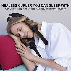 CORATED No Heat Curlers feature a soft interior material for gentle, snag-free styling.