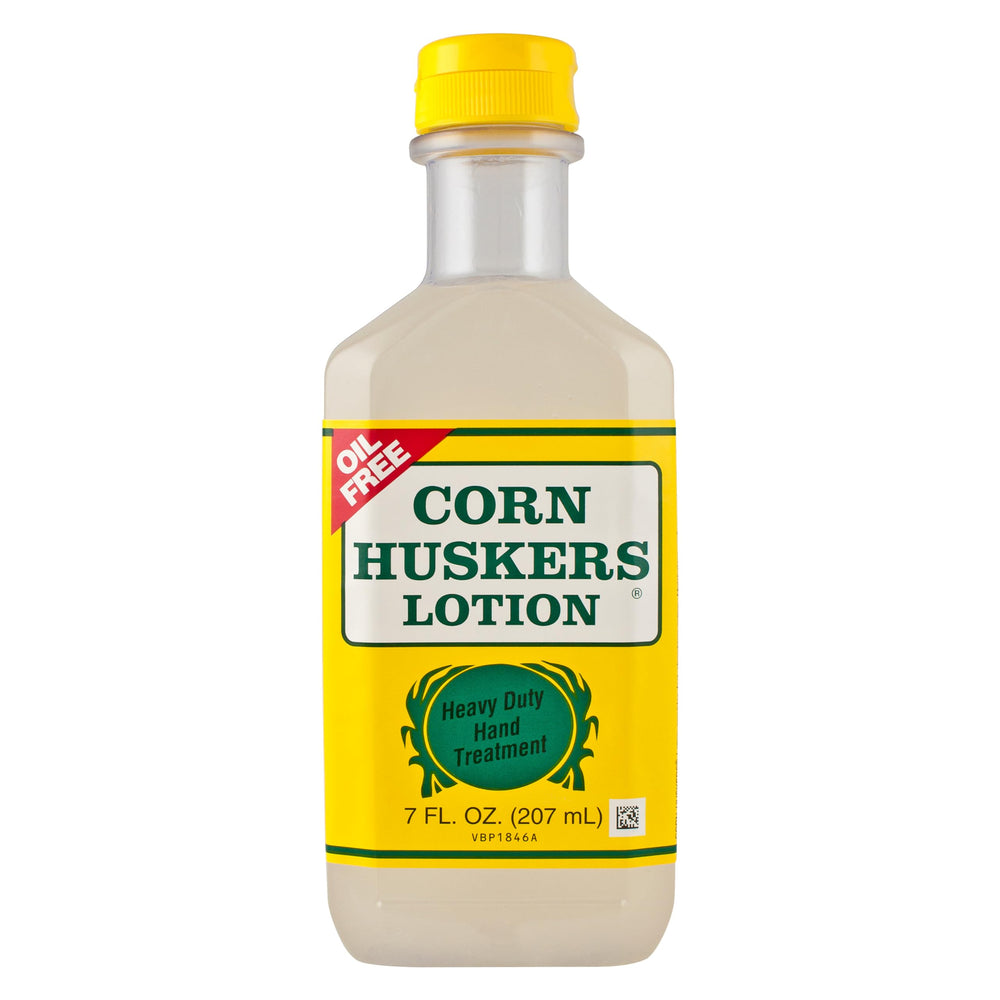 Corn Huskers hand lotion 7oz bottle offering daily relief after hard work