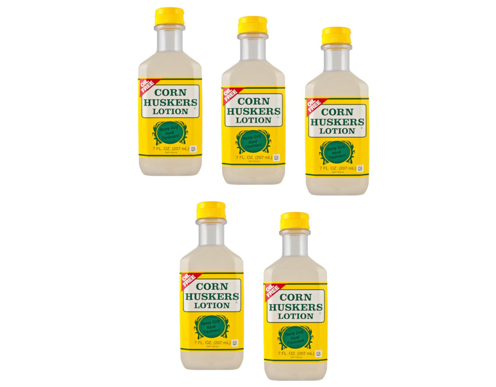 Corn Huskers Hand Lotion bottle highlights fast-absorbing relief for dry hands