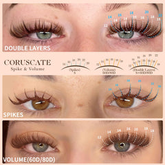 CORUSCATE fairy brown clusters 12–18mm offer elegant fullness
