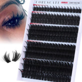 CORUSCATE Spiky Lash Clusters 14mm for a bold manga inspired spike look.