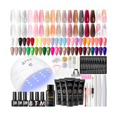 COSCELIA 67PC kit with UV light for at-home gel manicures and salon-like results.