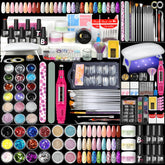 COSCELIA nail kit front view highlights an all-in-one set for at-home nail art
