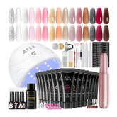 COSCELIA poly nail gel kit front view for at-home nail art