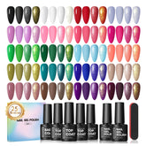 COSCELIA set esmaltes gel 20 colores para manicuras versátiles.