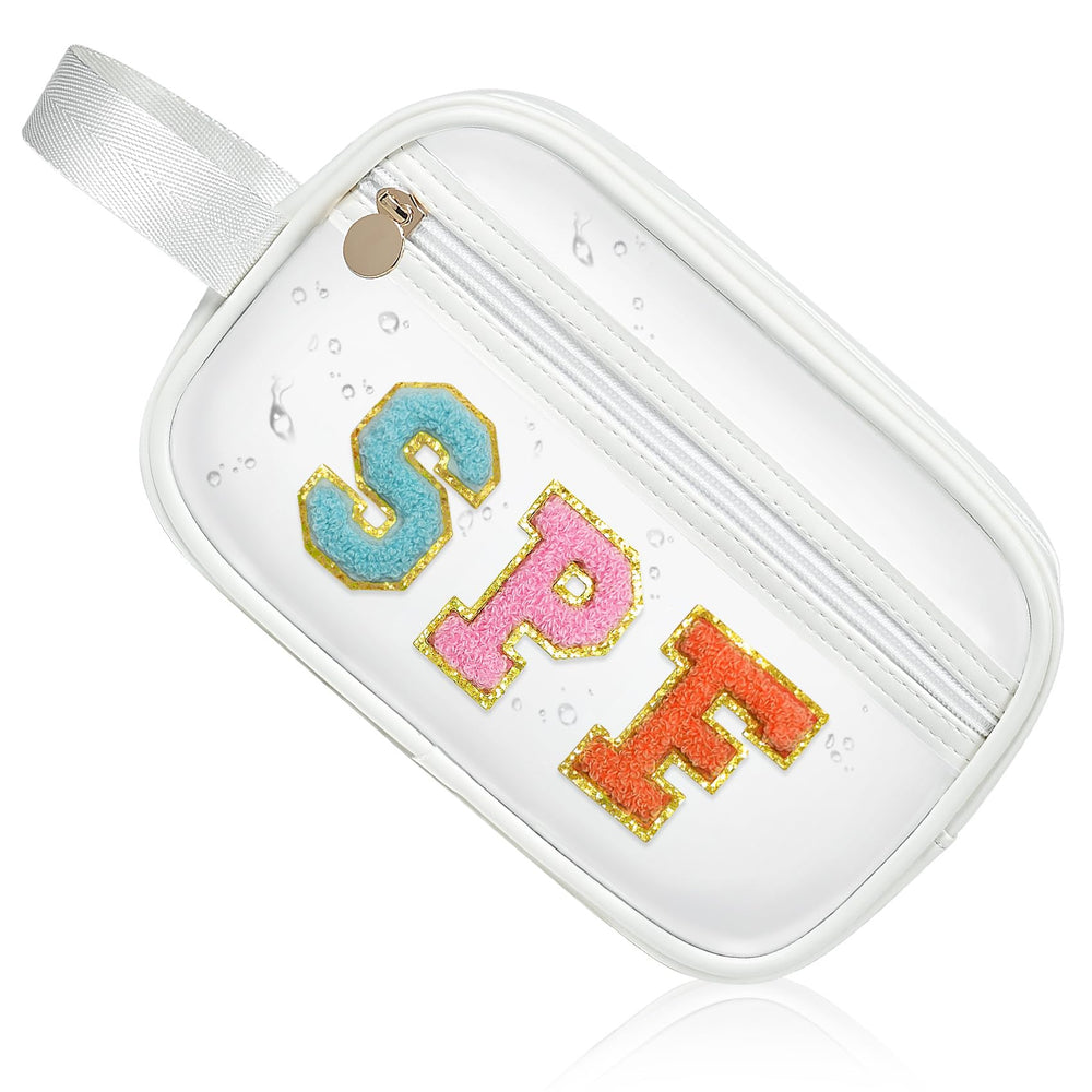 COSHAYSOO clear sunscreen bag for beach day organization and quick SPF access