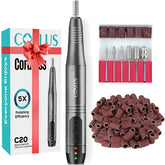 COSLUS C20 cordless nail drill for portable, precise manicures and pedicures.