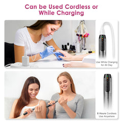 COSLUS C20 quiet low heat motor for smooth nail sessions.