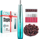 COSLUS C40 electric nail drill in use for precise shaping and removal