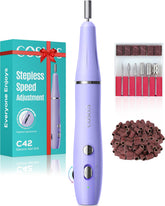 COSLUS C42 taladro de uñas inalámbrico en acción para manicura precisa