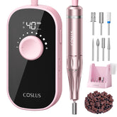 COSLUS E51 cordless design enables easy at-home nail care.