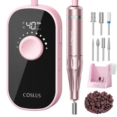 COSLUS E51 cordless design enables easy at-home nail care.