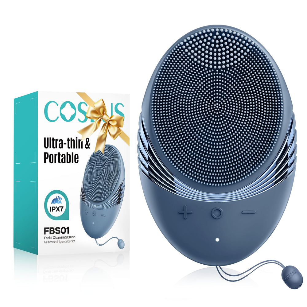 COSLUS FBS01 face scrubber in portable design for on-the-go cleansing.