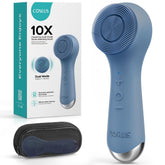 COSLUS FBS03 face scrubber front view showing soft silicone bristles for a thorough cleanse
