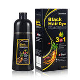 COSMTEK champú-tinte negro para canas: aplicación rápida y cobertura uniforme