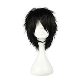 COSPLAZA short black cosplay wig with spikes for bold anime looks