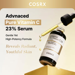 Close-up of COSRX serum bottle cap showing secure packaging and quality.