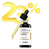 COSRX Advanced Pure Vitamin C 23% serum bottle front view for brightening support.