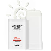 COSRX Airy-Light sunscreen stick in use for fast, lightweight protection