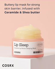 COSRX bálsamo labial con ceramida para cuidado nocturno de labios.