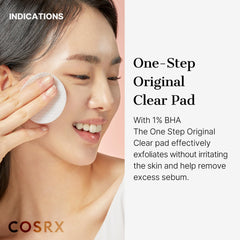 Cosrx BHA Toner Pads tin with 70 sheets offers convenient, hygienic use.