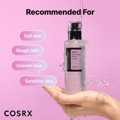 Envase de 100 ml de COSRX compacto y fácil de dosificar