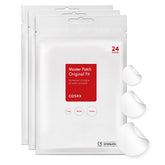COSRX parche acne original, enfoque en empaque, protege la zona y facilita el cuidado de la piel.