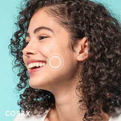 COSRX parches en tamaño pequeño cubren granos puntuales de forma discreta