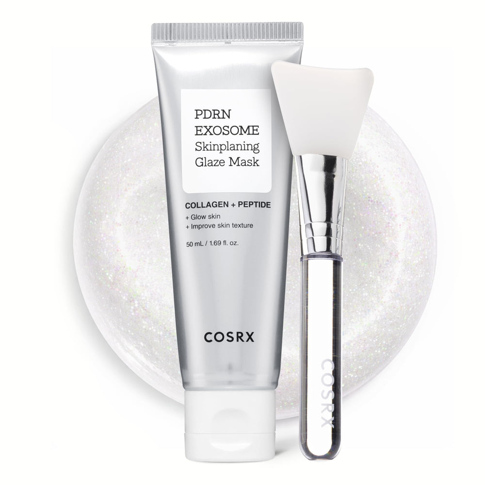 COSRX PDRN Exosome Skinplaning Glaze Mask en envase nocturno, ideal para uso nocturno