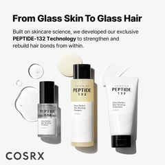 COSRX Peptide-132 aplicación-en-pelo-denso: cabello más suave tras cada uso.