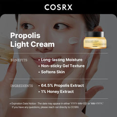 COSRX Propolis 64-5-percent close-up highlights nourishing blend in formula.