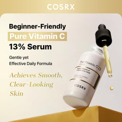 COSRX Sérum Vitamina C 13% textura ligera se absorbe rápido en la piel.