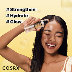 COSRX Snail Mucin 96% Peptide Booster Set essence bottle emphasizes skin-supporting hydration
