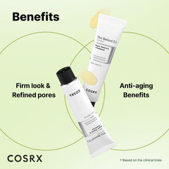 Textura ligera de COSRX Retinol 0.1% que se absorbe rápido.