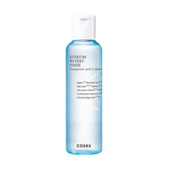 COSRX Hydrium Watery Toner, aplicación suave en piel sensible para equilibrar la tez.
