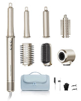 Cosy Companions 6-in-1 hair dryer brush front view for quick, versatile styling