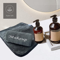 Cosy Family toallas microfibra con bordado Maquillaje para un toque elegante