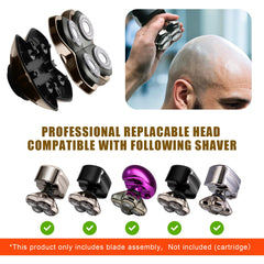 COSYONALL Shaver PRO 4 Head blade supports dry and wet use for versatility