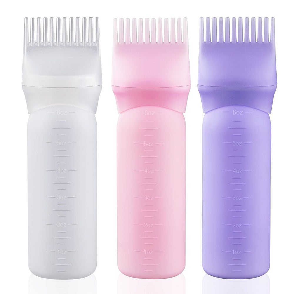 Cosywell root comb bottle pink 6oz for precise dye application and mess-free use.