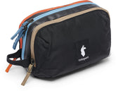 Cotopaxi Nido Accessory Bag in black, front view, ideal for on the go organization