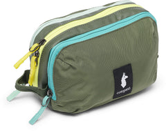 Cotopaxi Nido Accessory Bag showing organized interior compartments for travel essentials.