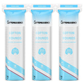 Cottonessence cotton rounds pack, 100-count, ideal for gentle cleansing.