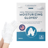 Guantes Cottonnerie de algodón para dormir, ayudan a hidratar las manos durante la noche.