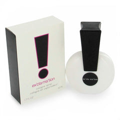 Coty Exclamation bottle front view, long-lasting daily fragrance for women.
