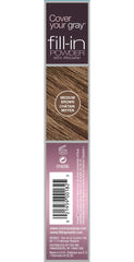 Cover Your Gray Fill In Powder medium brown brush application for easy targeted coverage.