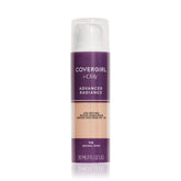 CoverGirl Advanced Radiance foundation bottle for smooth application and even skin tone.